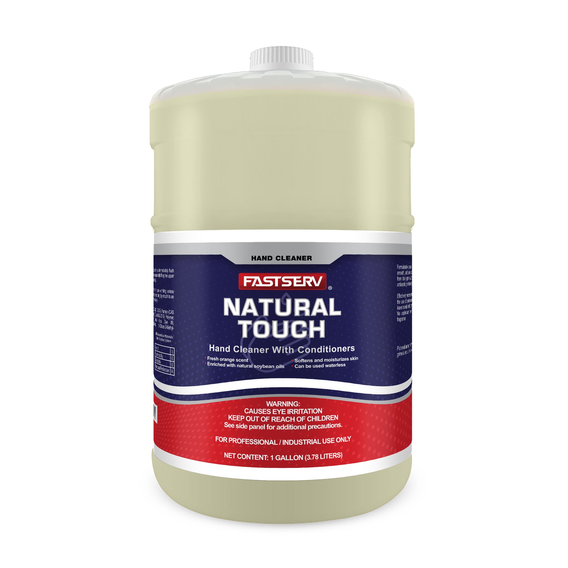 Fastserv Natural Touch Hand Cleaner With Conditioners - 1 Gallon Net Weight Bottle