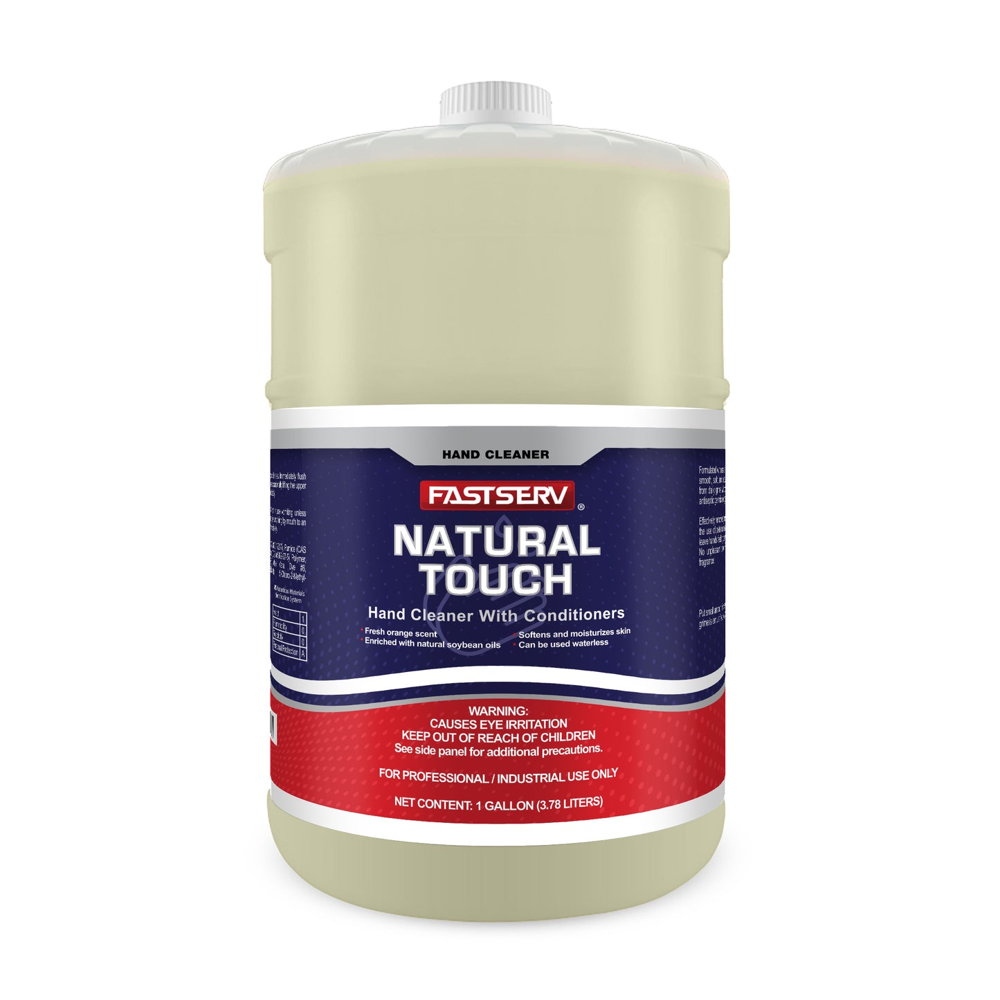 FastServ Natural Touch Hand Cleaner with Conditioners - 1 Gallon Net Wt. Bottle