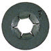 1/8 Inch Silver Metal Detent Washer Push On Retainer