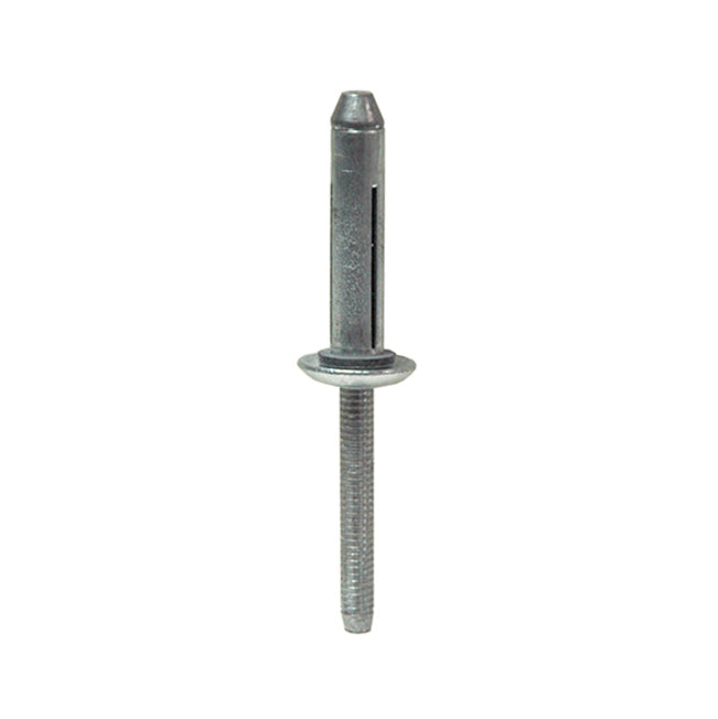 0.125 - 0.375 Inch Grip 3/16 Inch Dia x 1.06 Inch Aluminum Low Profile Dome Head Blind Rivet