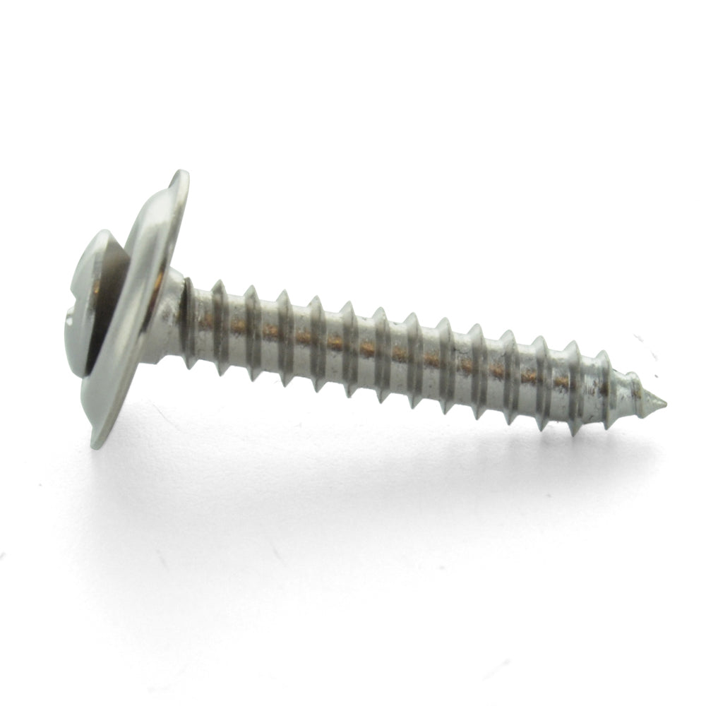 #8-18 x 1-1/4 Inch Chrome Steel Type Ab Phillips Oval Trim Head Tapping Screw