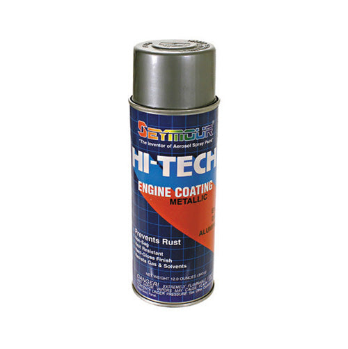 Seymour Hi-Tech Engine Gloss Paint Aerosol Dull Aluminum - 12 oz
