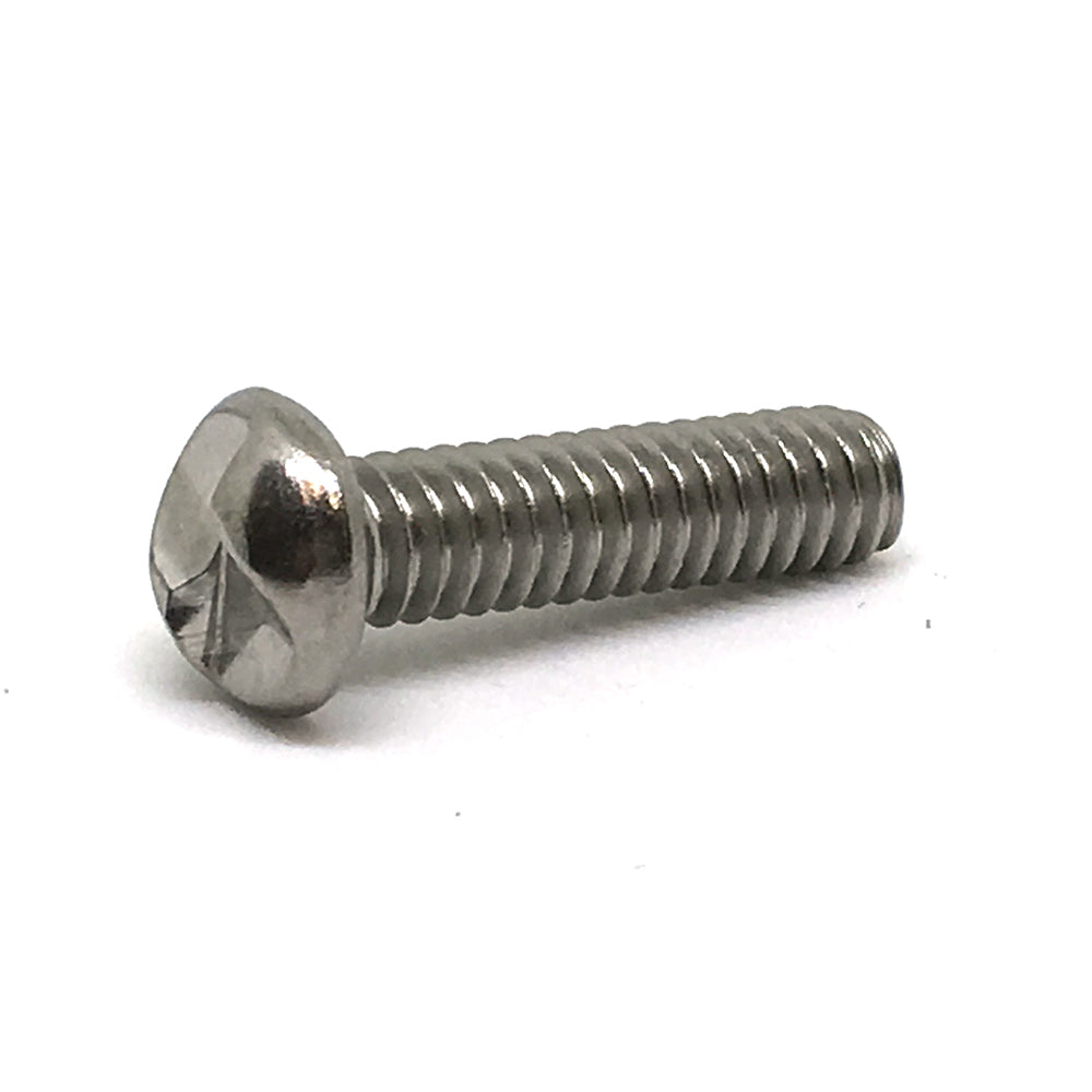 #1/4-20 x 1-1/4 Inch Stainless Steel One-Way Round Head Machine Screw