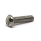 #10-32 x 3/4 Inch Stainless Steel One-Way Round Head Machine Screw