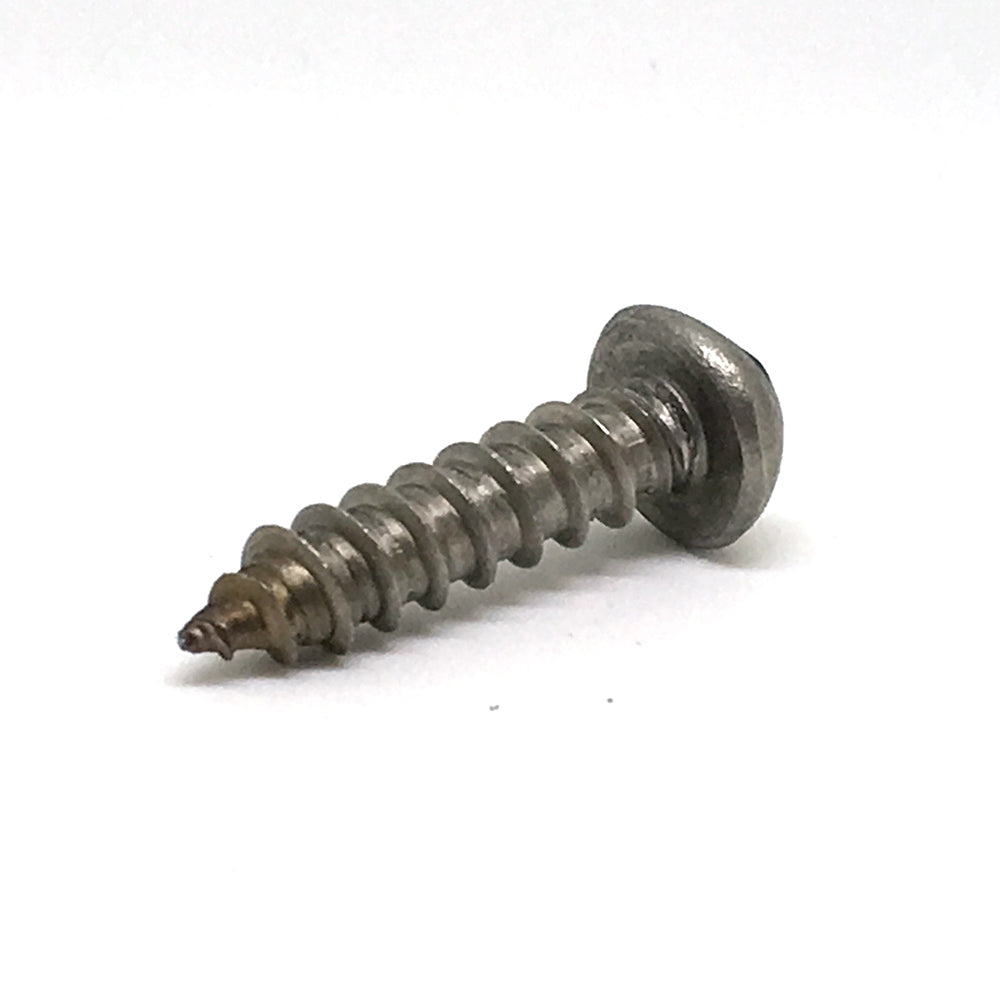 #6 x 1/2 Inch Stainless Steel One-Way Round Head Sheet Metal Screw - Clearance