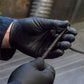Ammex Gloveworks HD Black Nitrile Textured Nitrile Gloves