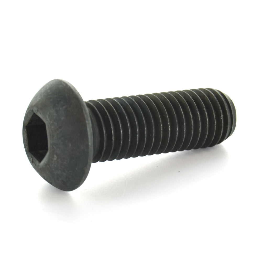 M2 x 0.4 x 10 mm Coarse Zinc Plated Class 10.9 Iso 7380-1 Button Head Socket Cap Screw