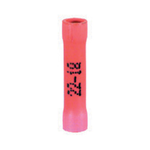 22-18 Gauge Button Connector PVC Insulated Red