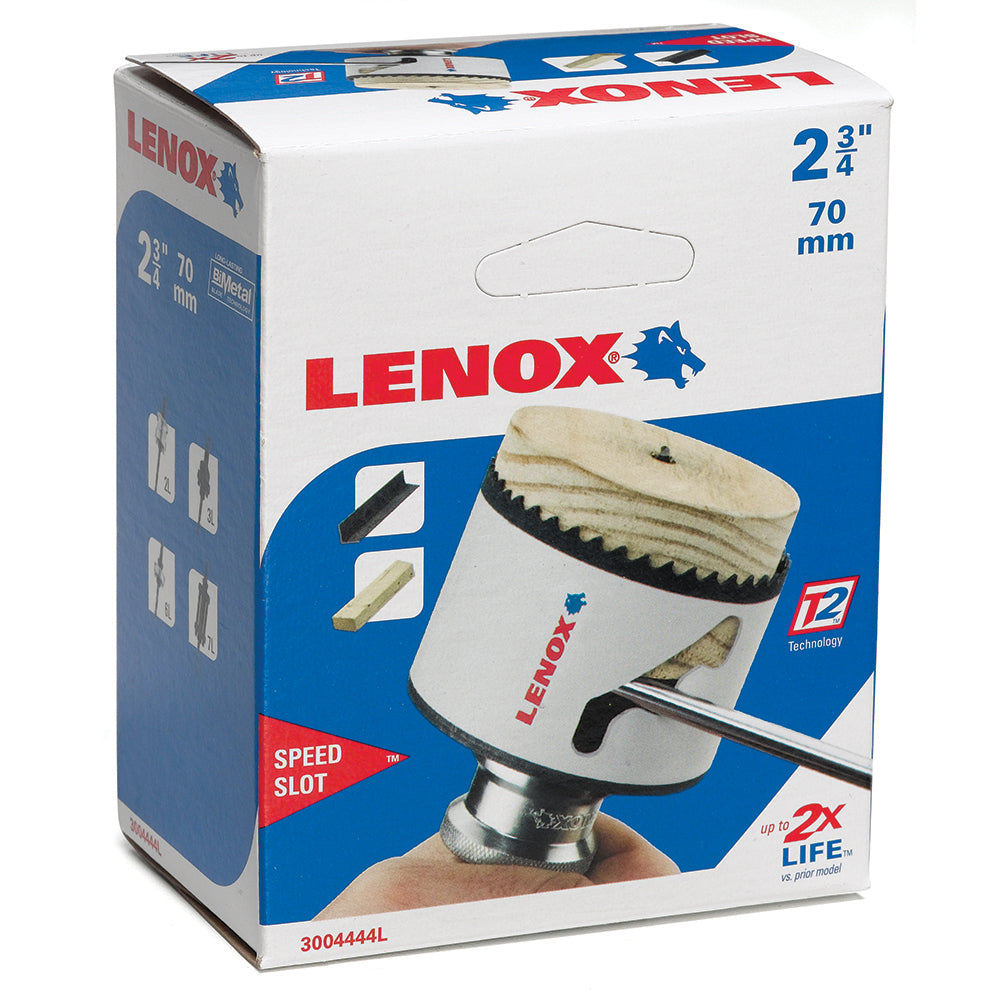 2-3/4 Inch x 1-1/2 Inch Bi-Metal Speed Slot Hole Saw Lenox