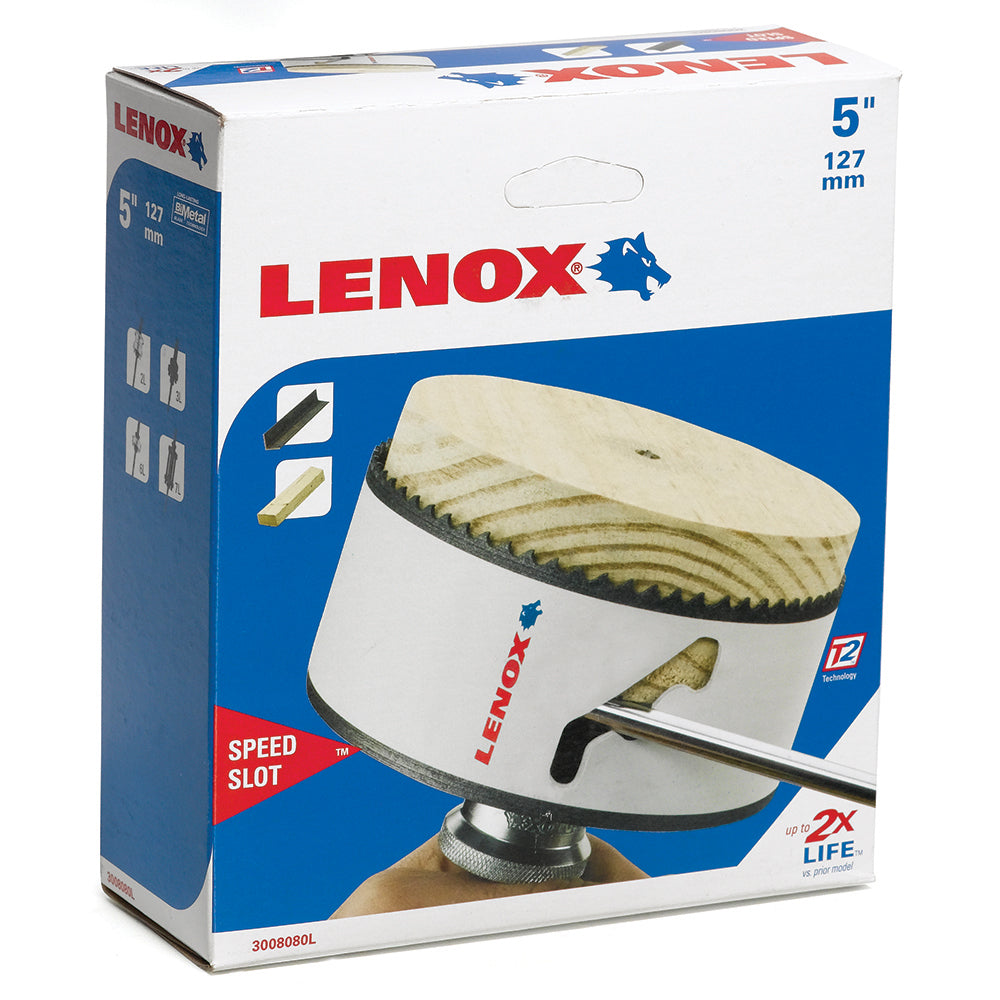 5 Inch x 1-1/2 Inch Bi-Metal Speed Slot Hole Saw Lenox