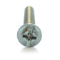 #8-32 x 3/8 Inch Coarse Zinc Plated Steel #2 Phillips/Slotted Drive Round Head Combination Machine Screw - Clearance