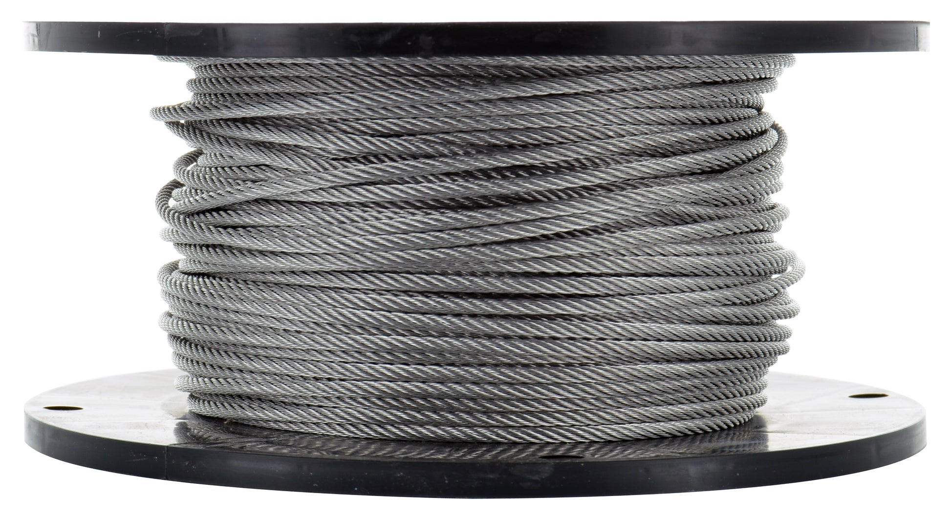 1/8 Inch x 250 ft 7X7 Strands 1700 Lb 304 Stainless Steel Uncoated  Aircraft Cable