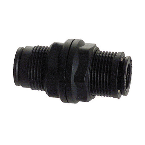 1/4 Inch Polymer Bulkhead Push-to-Connect Tube Union