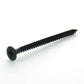 #6 x 1 Inch Fine Sharp Point #2 Phillips Drive Bugle Head Black Phosphate Steel Drywall Screw