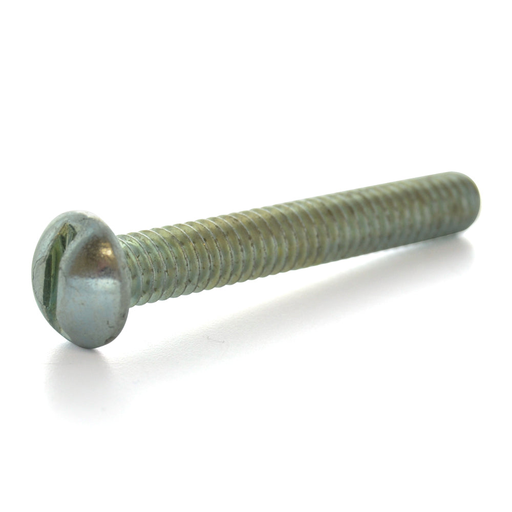 1/4-20 x 5/8 Inch Coarse Zinc Plated Steel #3 Phillips Drive Round Head Machine Screw - Clearance