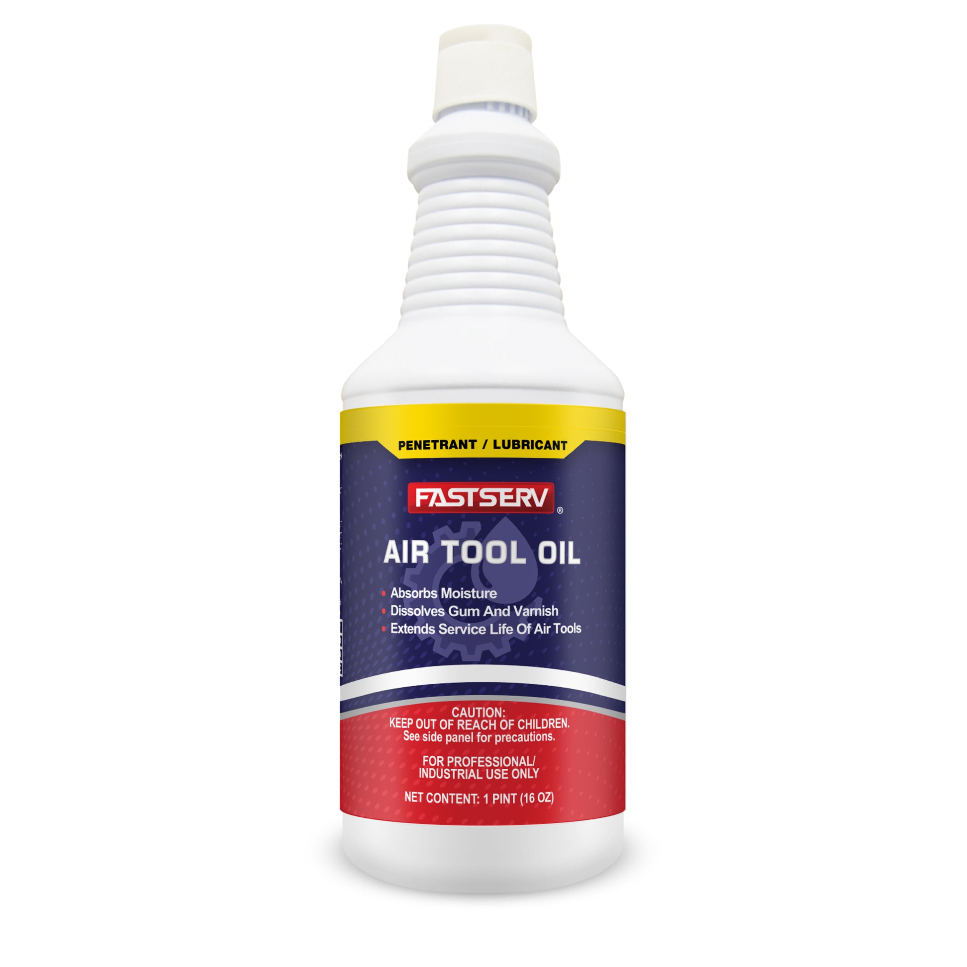 Fastserv Professional-Strength Air Tool Lubricating Oil - 1 Pint Bottle