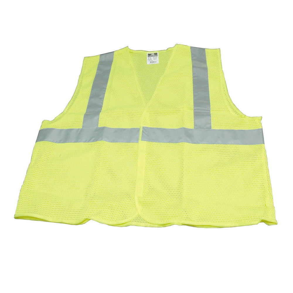 Economy Class 2 Safety Vest Hi-Viz Green X-Large