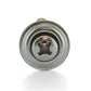#8 x 1 Inch Chrome Steel Phillips Oval Head Tapping Screw