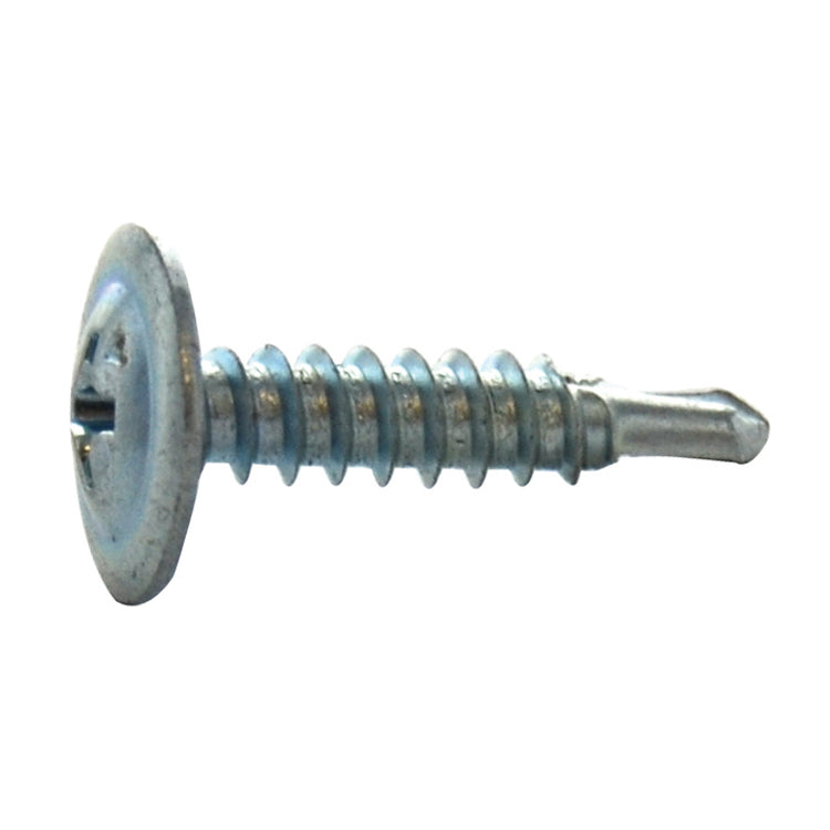#8-18 x 3/4 Inch Zinc Plated Steel #2 Point Modified Truss Head Self-Drilling Tek Screw