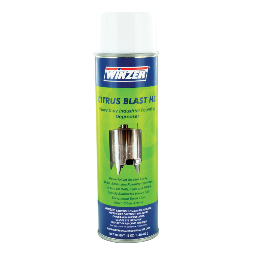 Winzer Citrus Blast HD Heavy-Duty Foaming Degreaser - 16 Oz Net Wt. - Aerosol