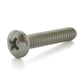 #10-24 x 3/8 Inch Coarse Plain 18-8 (A2) Stainless Steel #2 Phillips Drive Pan Head Machine Screw