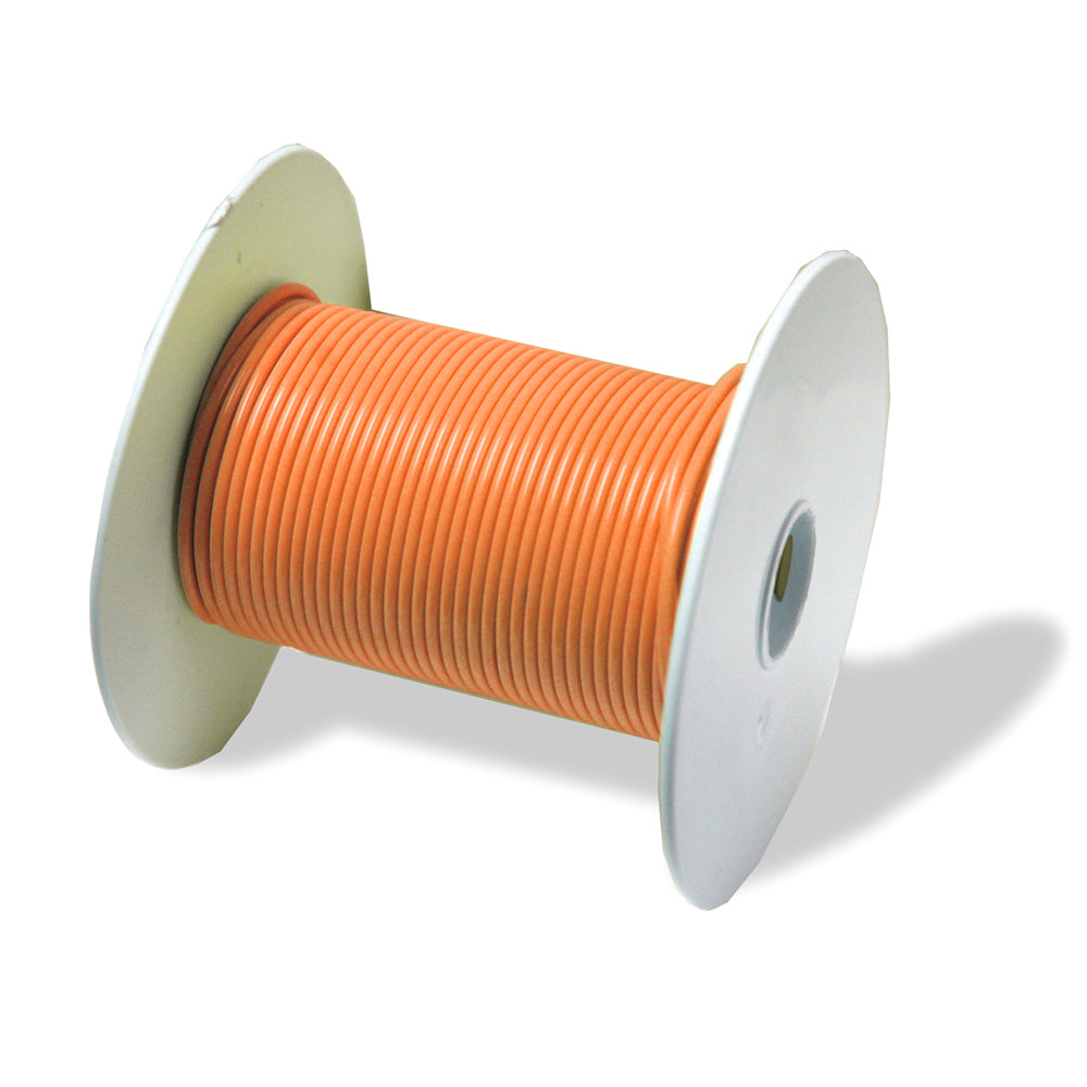 16 Awg General Purpose Primary Wire 100 Foot Roll Orange