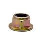 5/16-18 Grade 8 Zinc Yellow Flanged Nylon Insert Lock Nut Purple Nylon Insert