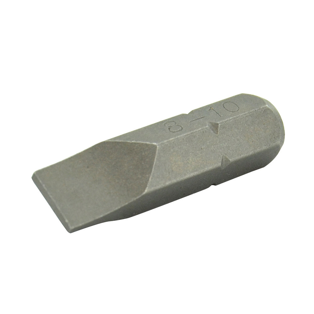 Slotted Drive 1/4 Inch Hex Shank #4-5 Tip 1 Inch Length Steel Insert Bit