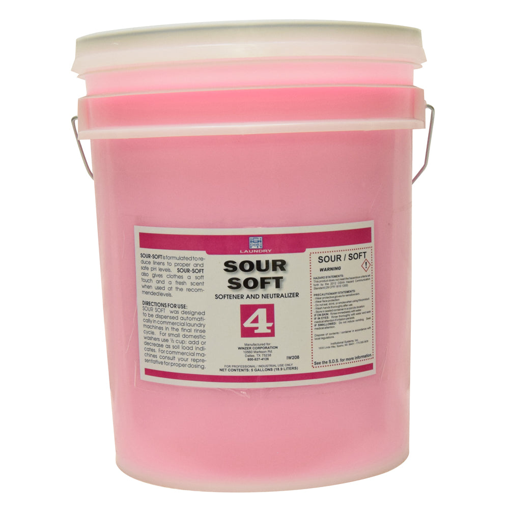 ISI-Poly Sour Soft Laundry Softener and Neutralizer - 5 gal