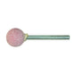 1/2 Inch x 1/2 Inch B121 Shape Vitrified Mounted Point Abrasive With 1/8 Inch Shank