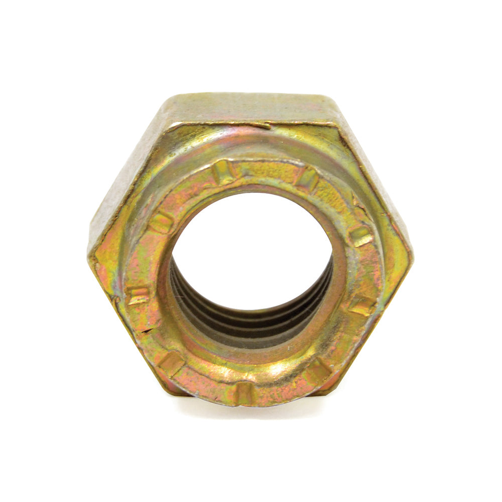 5/8-11 Coarse Cadmium Yellow and Wax Grade L9 Collar Lock Nut