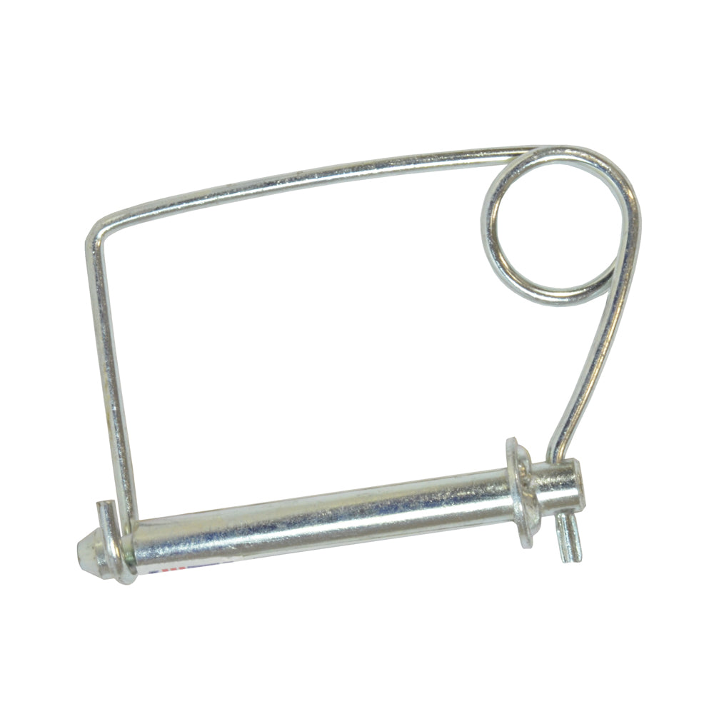 1/2 Inch x 0.177 Inch Wire x 3-1/2 Inch Zinc C1144 Steel Safety Spring Pin