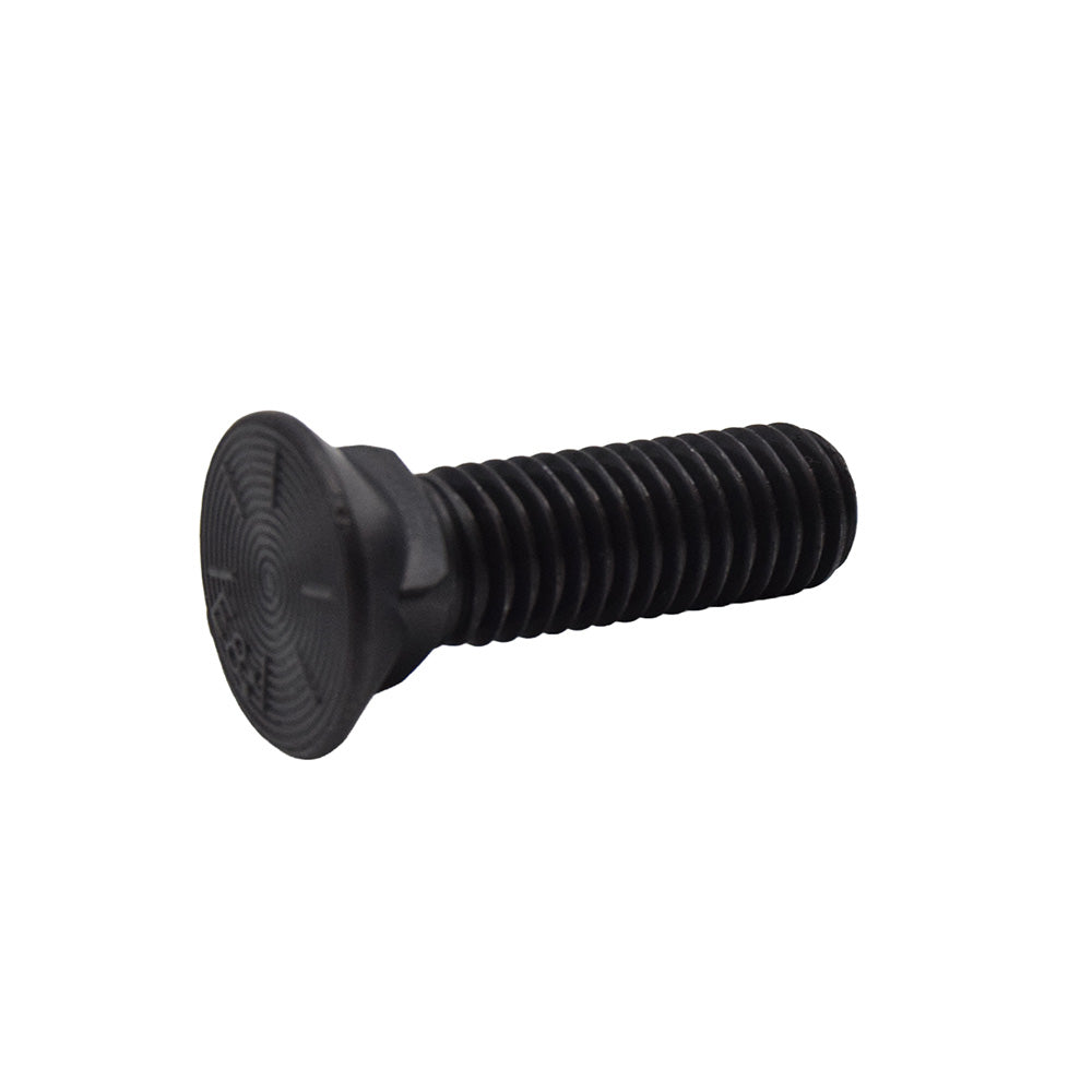 1/2-13 x 1-1/2 Inch Coarse Plain Grade 8 Flat Head Plow Bolt