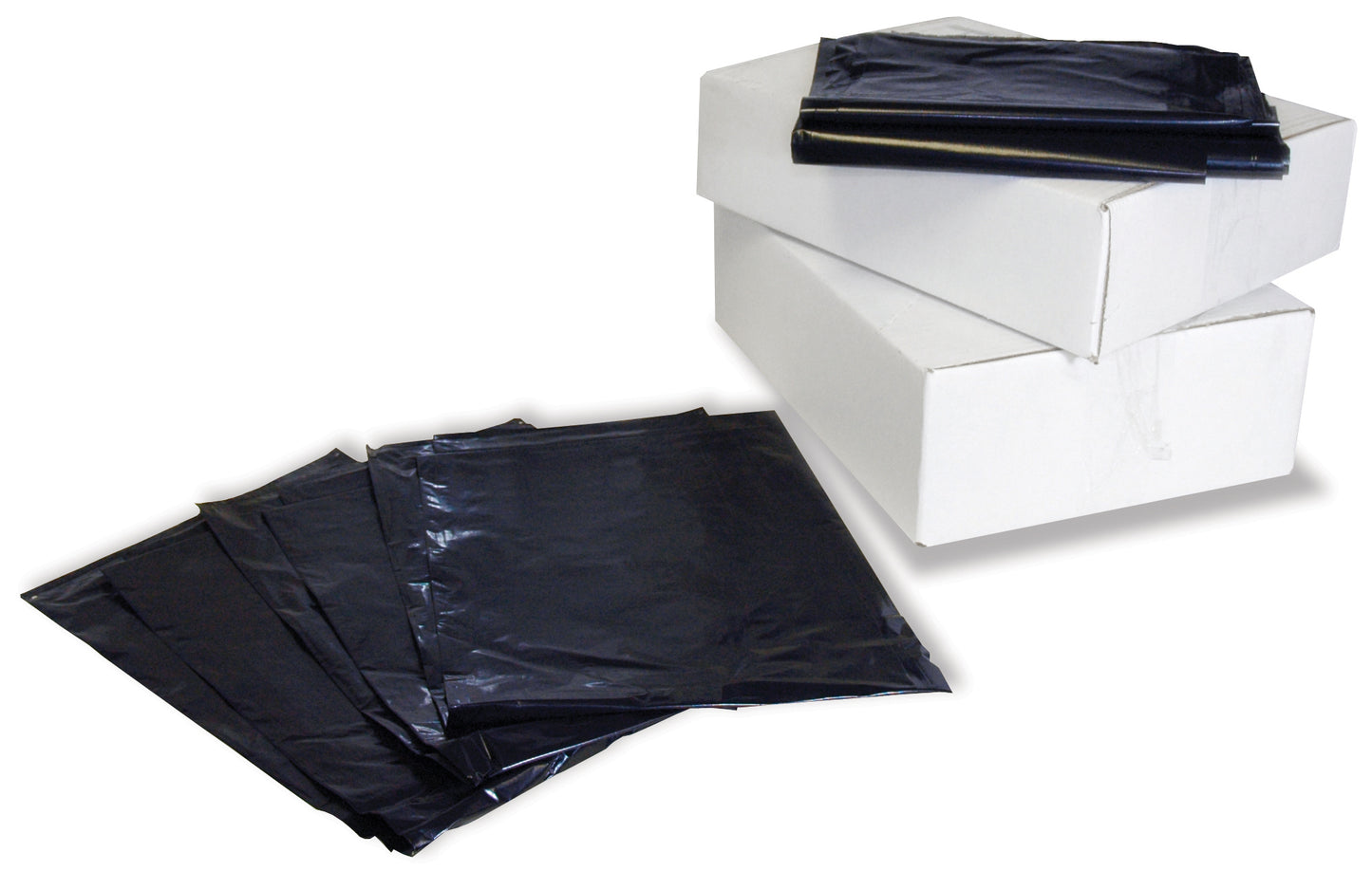 38X58 High Density Can Liner 1.5 Millimeter 60 Gallons Black 100 Per Case