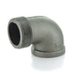 1/4" Schedule 40 Threaded Black Malleable Iron 90 Degree Street Elbow
