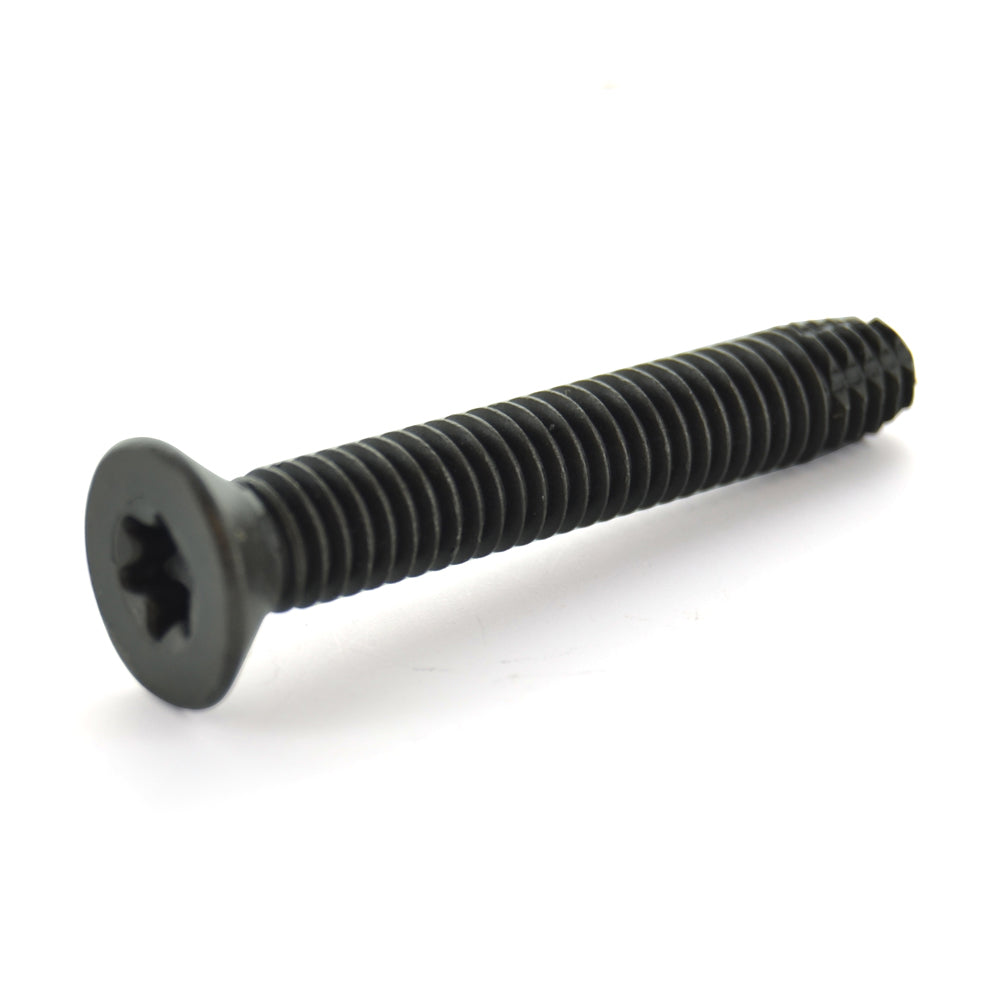 5/16-18 x 2 Inch Coarse Black Phosphate & Oil Alloy Steel 6-Lobe Flat Head Floor Board Thread Cutting Screw