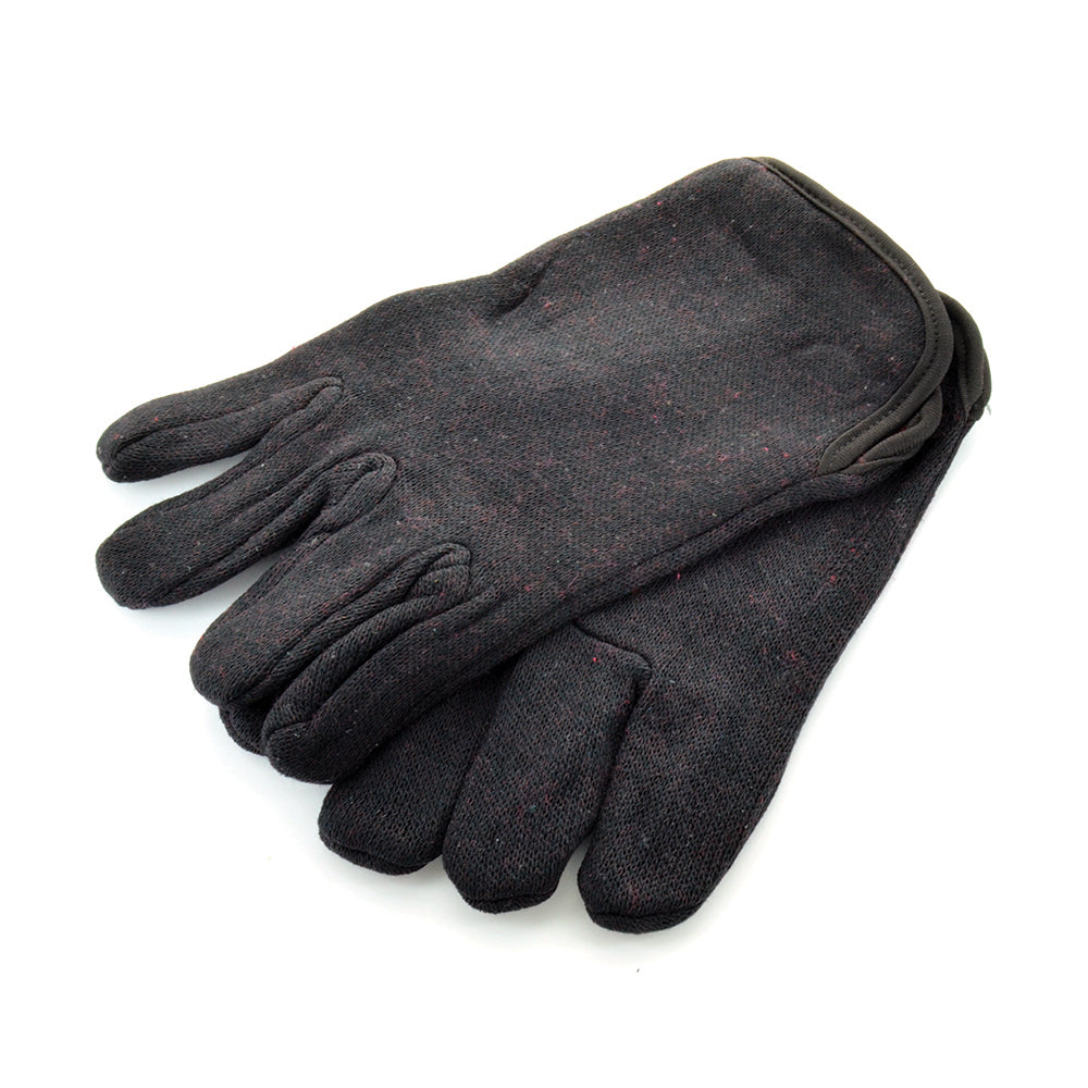Large Brown 100% Cotton Unlined Jersey Glove