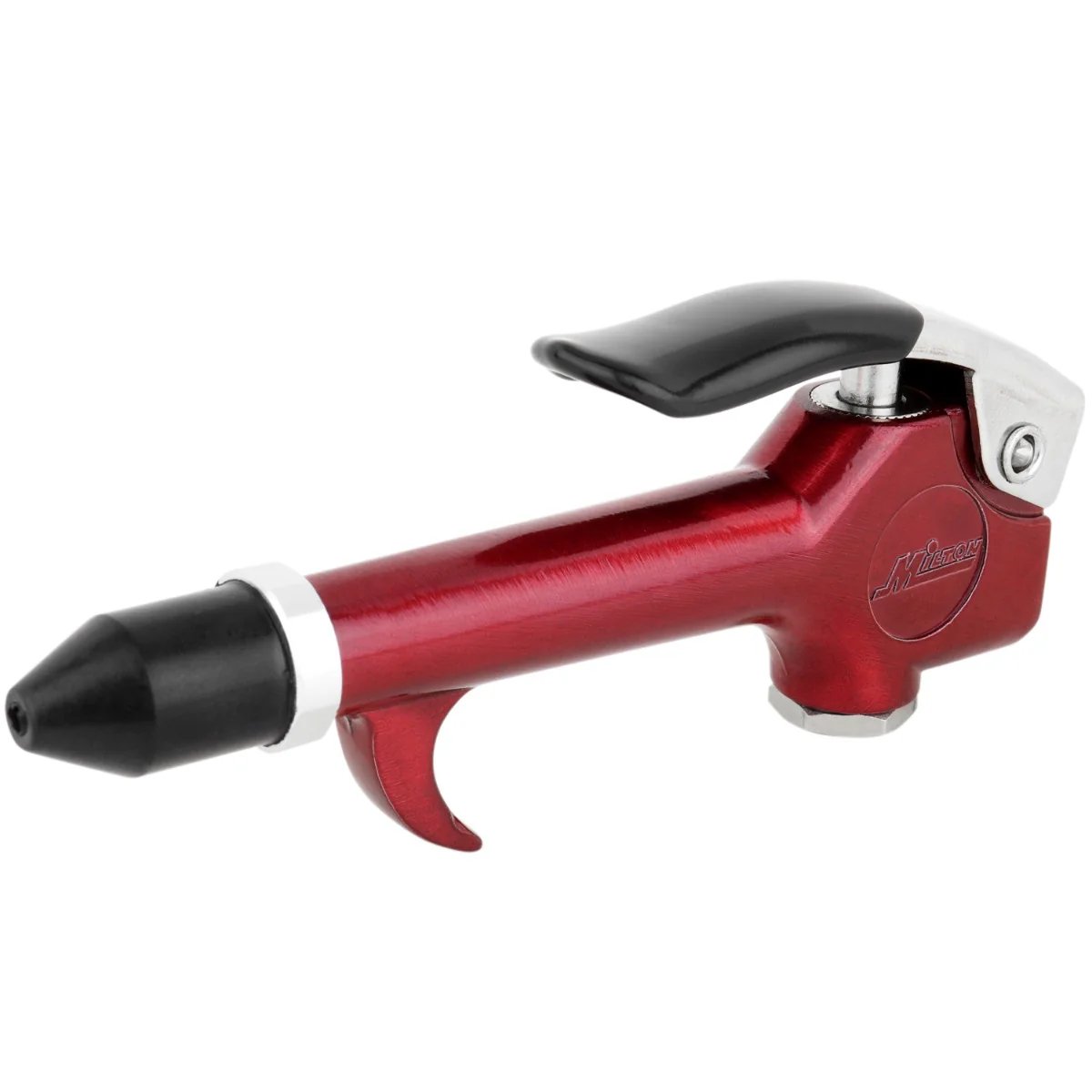 1/4” Npt Lever Blow Gun Tool - Rubber Tip Nozzle- Red