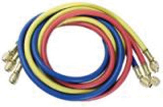 60 Inch Yellow/Red/Blue Nylon 800 Series Polarshield® Air Conditioning Hose With Standard 1/4 Inch Fitting