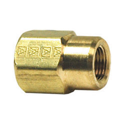 1/4 Inch x 3/8 Inch Lead Free Brass Pipe Reducing Coupling