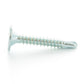 #10-16 x 1 Inch Zinc Plated Steel #3 Point Torx Wafer Head Self-Drilling Tek Screw