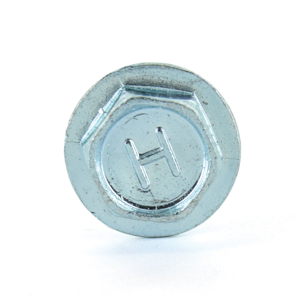 5/16 Inch x 2 Inch Zinc Plated Low Carbon Steel Indented Hex Washer Head Type-Ab Self-Tapping Sheet Metal Screw