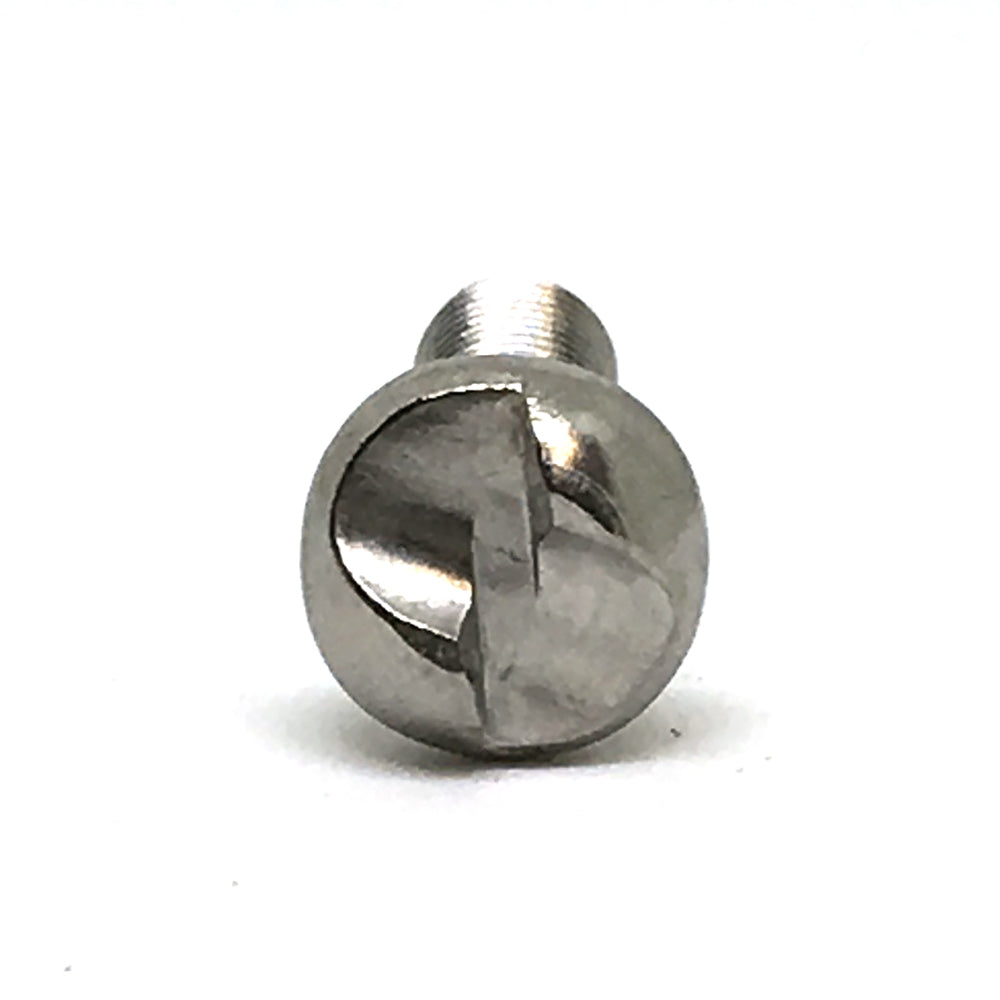 #10-24 x 2 Inch Stainless Steel One-Way Round Head Machine Screw