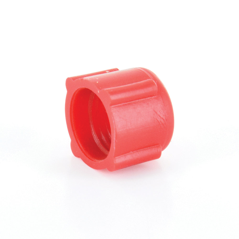 1/4-36 Thread Red Low-Density Polyethylene Threaded Caplug