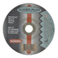 6 Inch x .045 Inch x 7/8 Inch ZA60-S-BF Quickie Cut™ Thin Reinforced Cut-Off Wheels Type 27