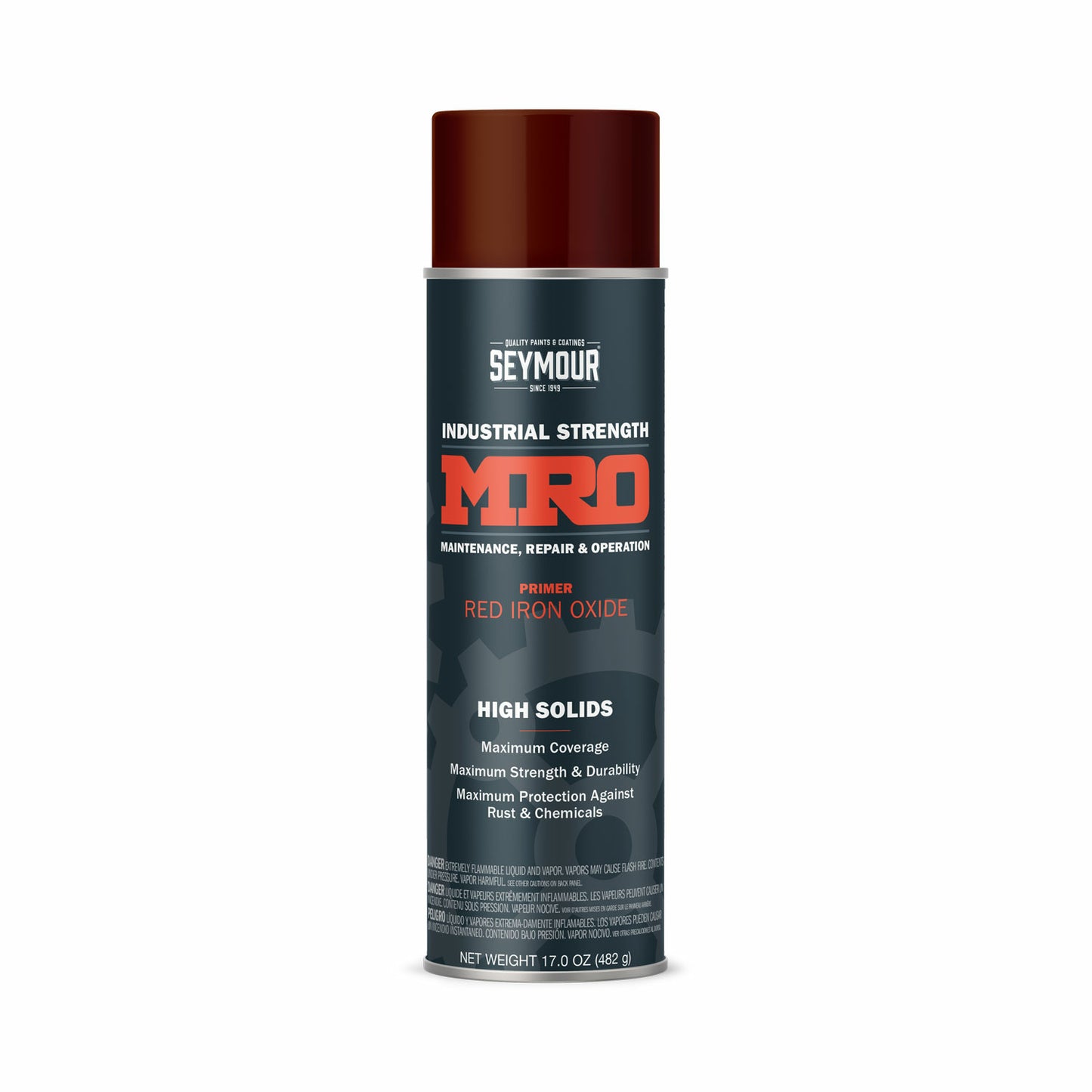 MRO Industrial Primer- Red Oxide - 17 OZ. Net Fill Wt.