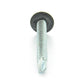 #10-16 x 2 Inch Zinc Plated Steel #3 Point Indented Hex Washer Head Self-Drilling Tek Screw With Bonded Neoprene Washer