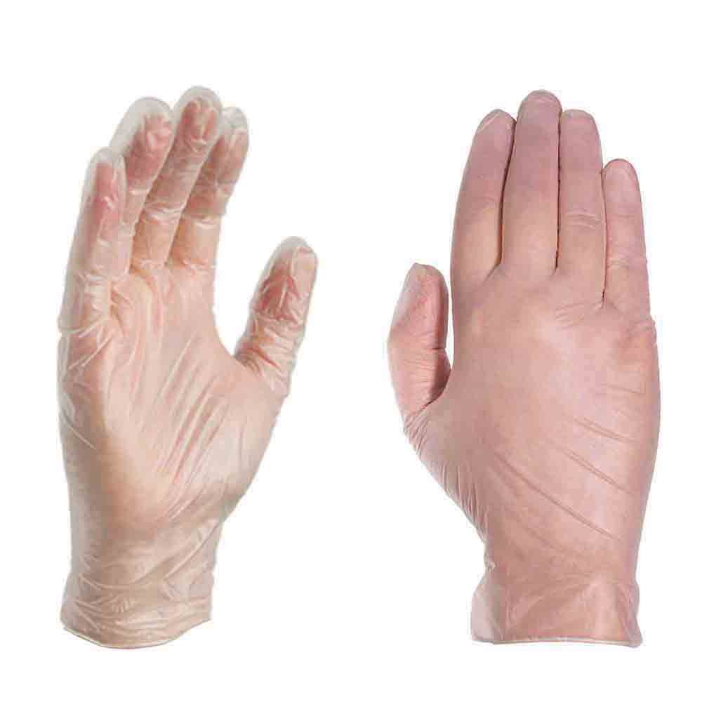 Industrial Grade Vinyl Disposable Gloves X-Large - Box of 100