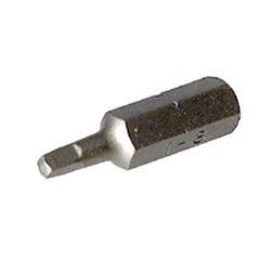 Square Recess Drive 1/4 Inch Hex Shank #0 Tip 1 Inch Length Steel Insert Bit