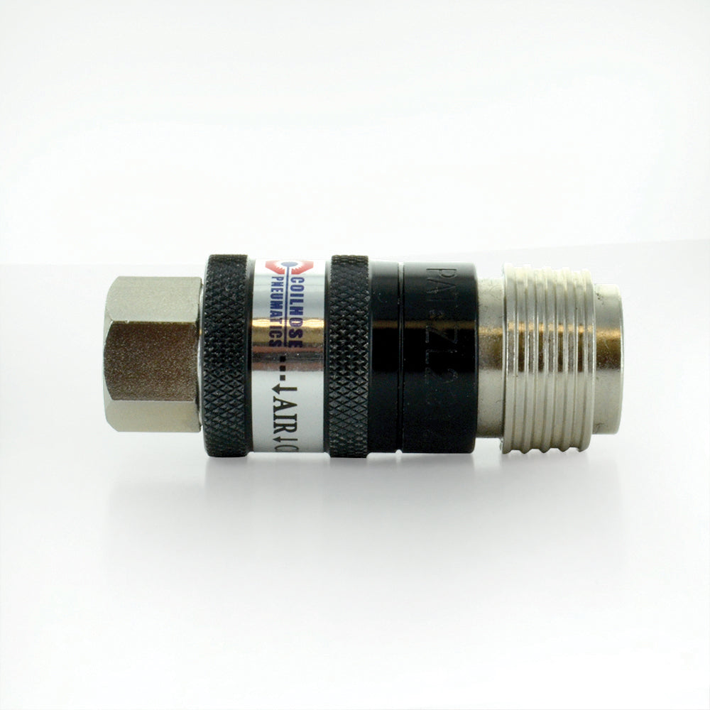 1/4 Inch 5-In-1 Automatic Safety Exhaust Coupler